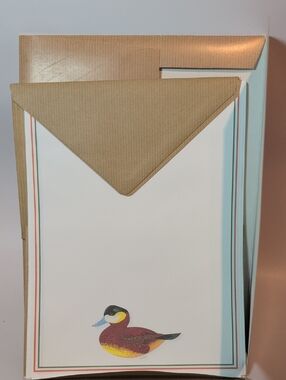 Vintage Duck Themed Stationary Set